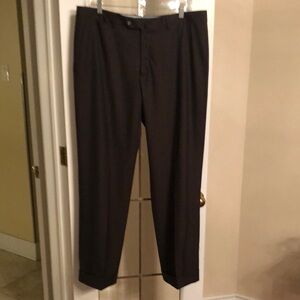 Luciano Barbera Men's Brown Dress Pants